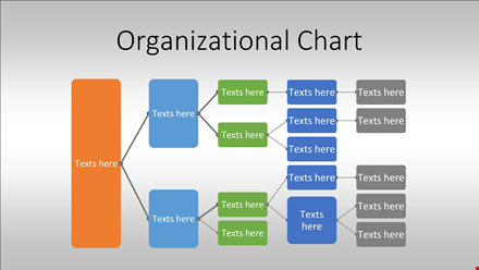 organizational chart pptx template template