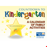 Kindergarten Countdown Calendar Template example document template