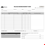 Fill Out Our Reimbursement Form for Travel Expenses example document template