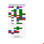 Personal Training Schedule Template - Create and Track Your Fitness Routine example document template