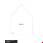 Best Envelope Template for Any Occasion with Liner | Customizable example document template 