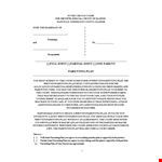 Create a Comprehensive Parenting Plan with Our Template example document template