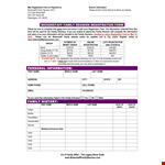 Family Reunion Registration Form Template | Easy Registration & Payment example document template