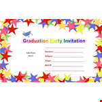 Customize Your Graduation with our Templates example document template 