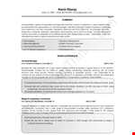 Customer Service Manager Resume Template example document template