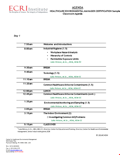 Sample Classroom Agenda - Organizing Break Time for an Engaging Learning Experience