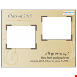 Customize Your Graduation Invitations | Choose from Our Stylish Templates example document template