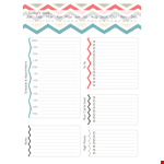 Today's Daily Planner Template - Organize Your Day example document template