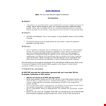 Joint Venture Agreement Template - Create Successful Joint Ventures | SDVOSB example document template