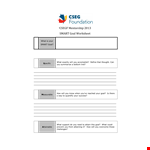 Create Success with Our Smart Goals Template example document template
