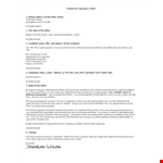 Format For A Business Letter example document template