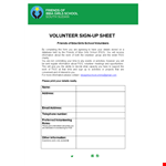 Volunteer Form for Figs: Get Information and Submit Volunteer Details example document template