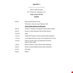 Scientific Advisory Board Meeting Agenda example document template