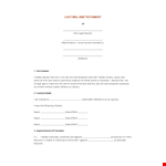 Create Your Last Will And Testament | Protect Your Children And Estate example document template