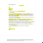 Sample Project Termination Letter example document template