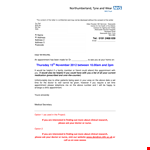 Hospital Appointment Letter Format - Schedule Your Doctor Appointment with a Research Letter example document template