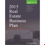 Real Estate Sales Business Plan Template example document template 