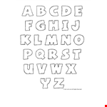 Free Printable Alphabet Bubble Letters example document template