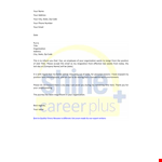 Resignation Letter Format for Relocation example document template