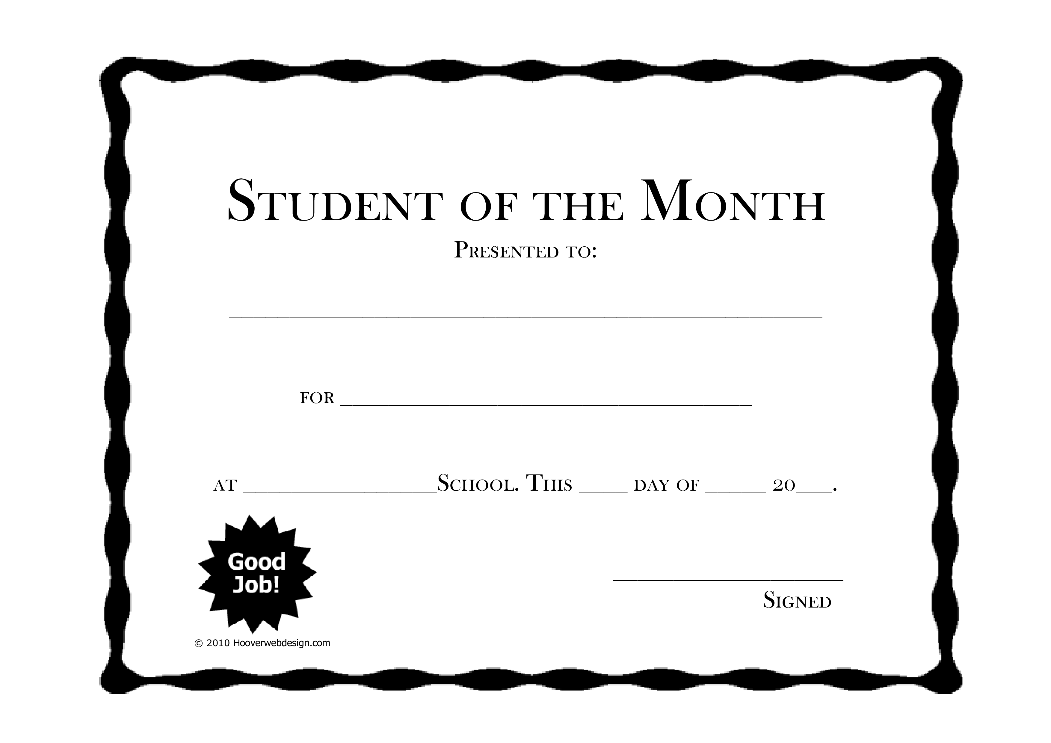 student-of-the-month-award-template