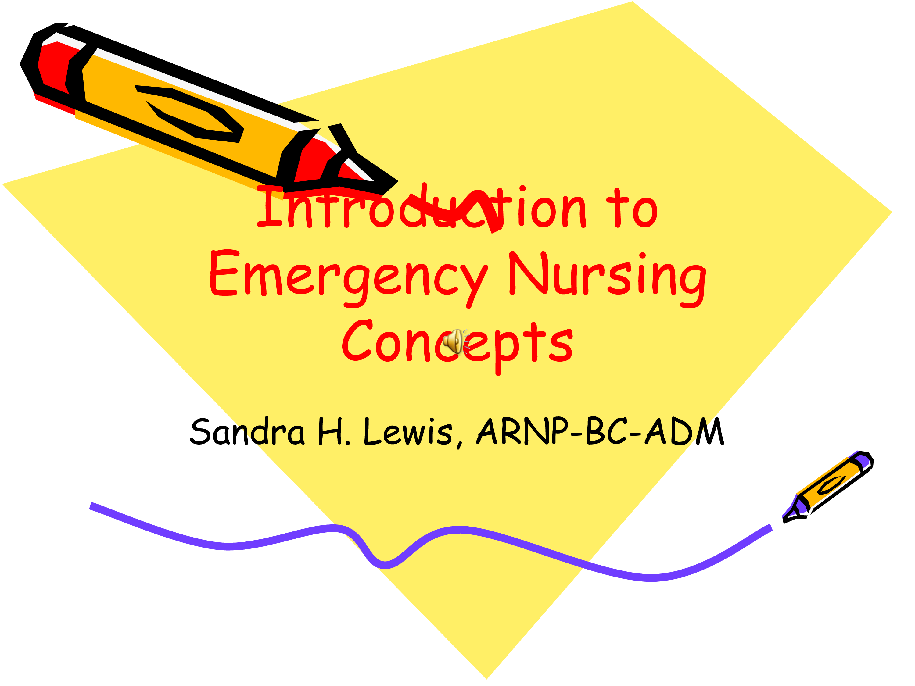 emergency nursing template
