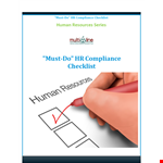 Hr New Employee Checklist Template example document template