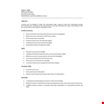 Sales Coordinator Job Resume example document template