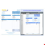 Free Excel Invoice Template example document template 