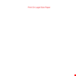 Print Legal Envelope Template - Customizable Design example document template