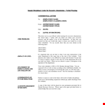 Disciplinary Verbal Warning Letter example document template