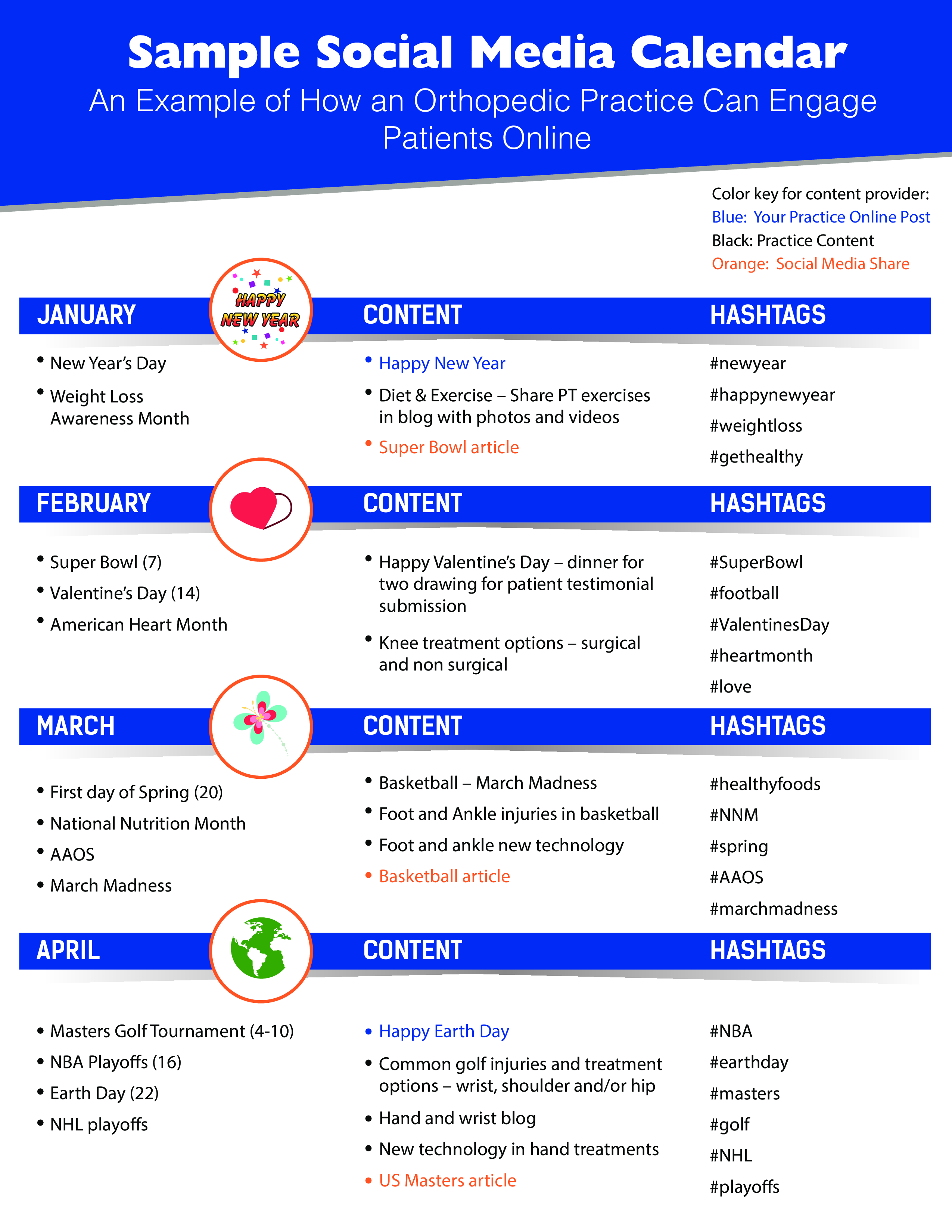 Example Social Media Planning Calendar - Create Engaging Content with ...