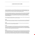 Free Sample Teacher Resume: School, Education, Experience, District example document template