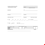 Cheque Receipt Voucher | Office Business | Check example document template