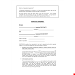 Download Separation Agreement Template - Protect Your Rights & Assets example document template