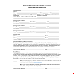 Download a Photo Release Form for the WLYBA Participants | Contact Us Today example document template