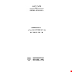 Retail Competitor Analysis Template | Analyze Retail Sector and Competitor Retailers example document template