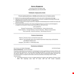 It Work Experience Resume Sample example document template