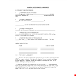 Create a Fair Separation Agreement | Customize for Your Party & Child Needs example document template 