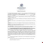 Equipment Lease Agreement - Secure Your Customer Agreement for Equipment Leasing example document template