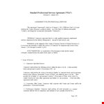 Service Agreement Template for Contractors - County Services Contract example document template 