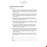 Employee Handbook Disclaimer Sample example document template