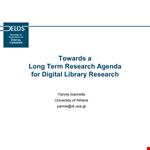 Library Research Agenda Template example document template 