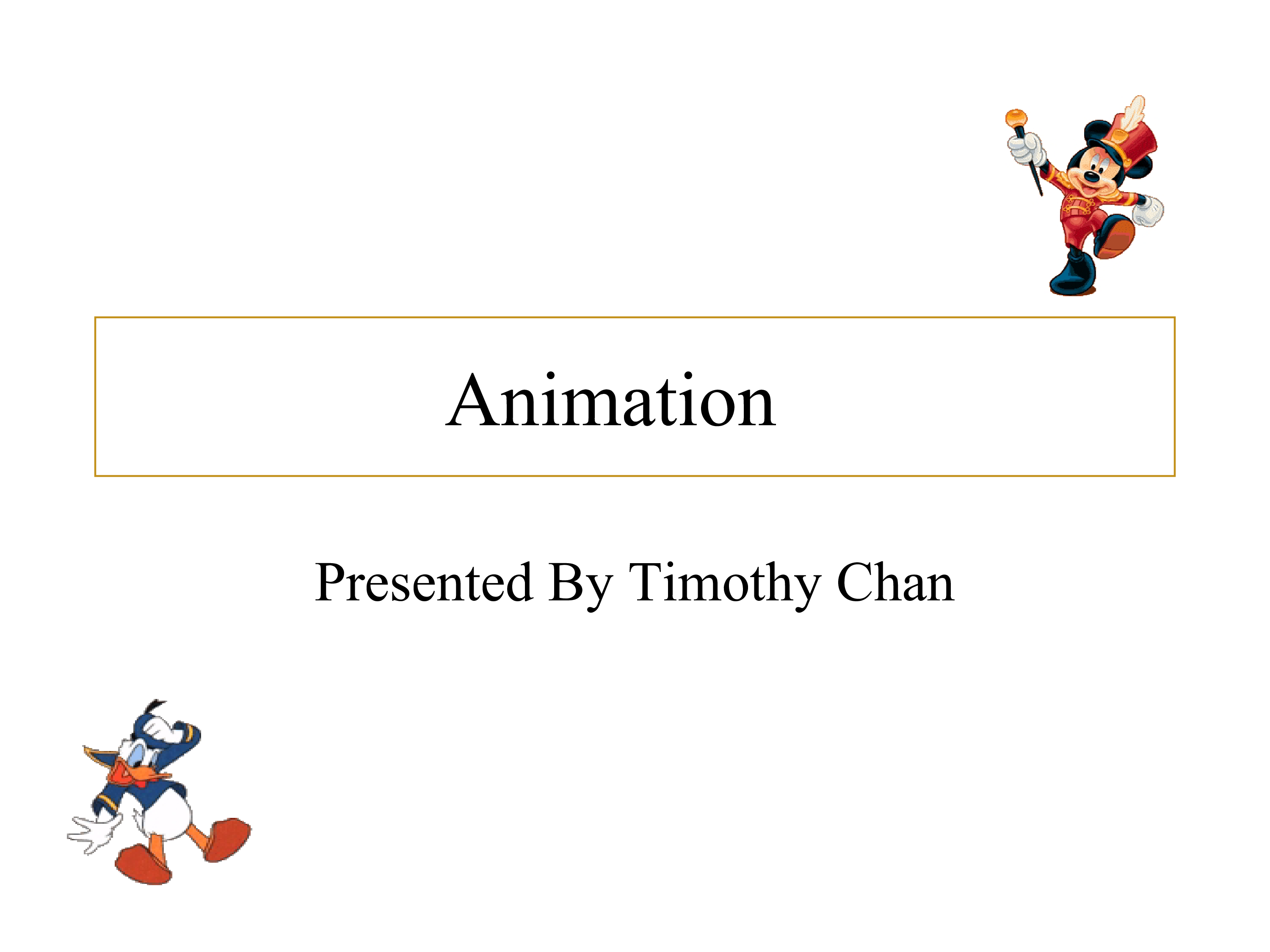 professional animated template