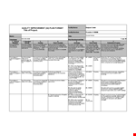 Improve Patient Care with our Performance Improvement Plan Template example document template