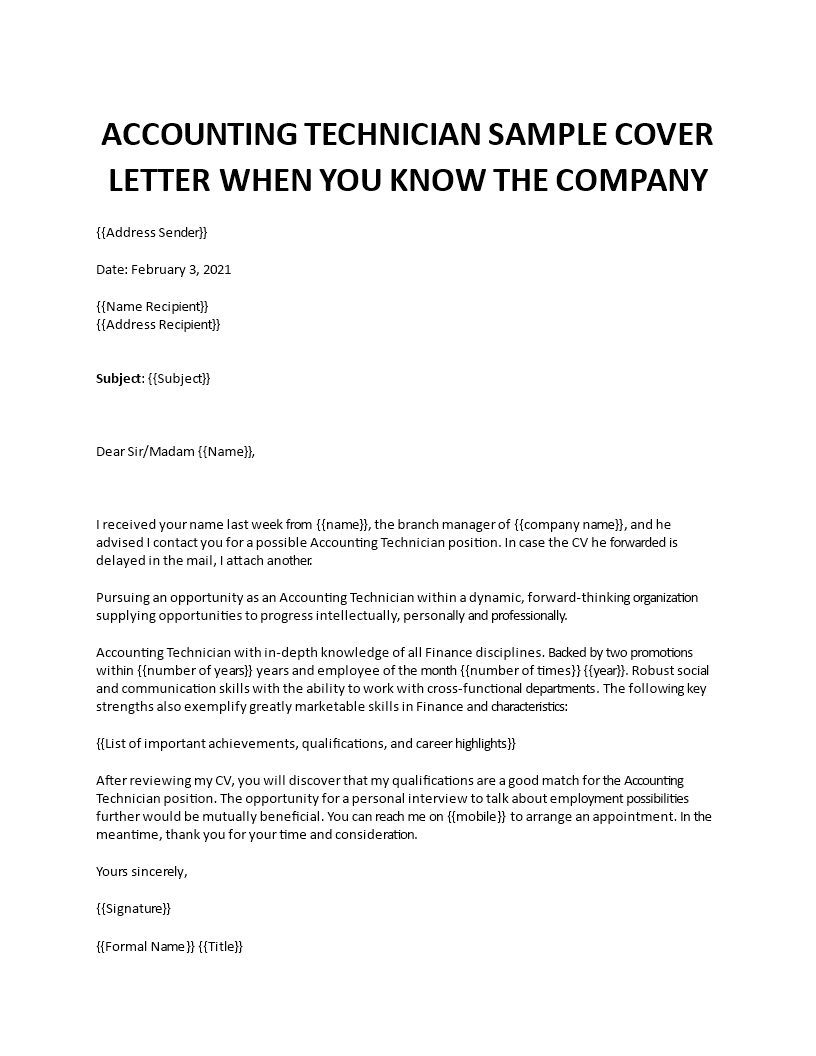 accounting cover letter sample no experience