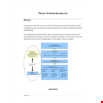 Project Stakeholder Analysis: Identifying and Prioritizing Key Players in Your Project's Success example document template 