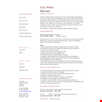 Data Entry Specialist Resume example document template
