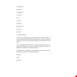 Job Complaint Letter example document template 