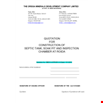 Free Construction example document template