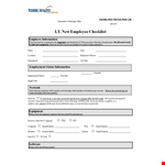 Customize Your Onboarding Process with Our It New Employee Checklist Template example document template